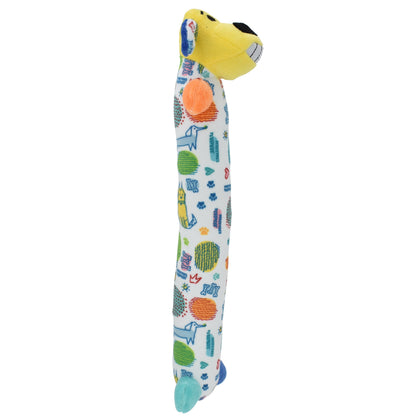 Plush Smiling Dog Toy, Medium Size, Squeaker